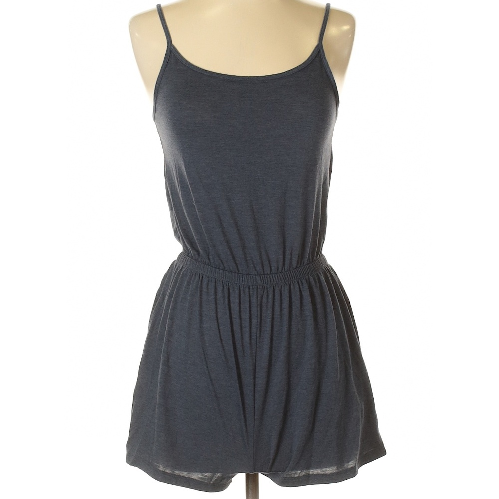 Simple Grey/Blue Romper